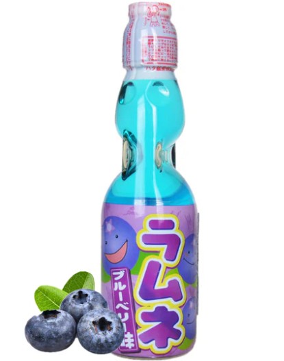 H. Limonade Ramune Hata Myrtilles (du Japon)