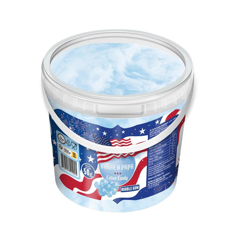 H. Barbe à Papa Bubble Gum - Pot 50g (de l'UE)