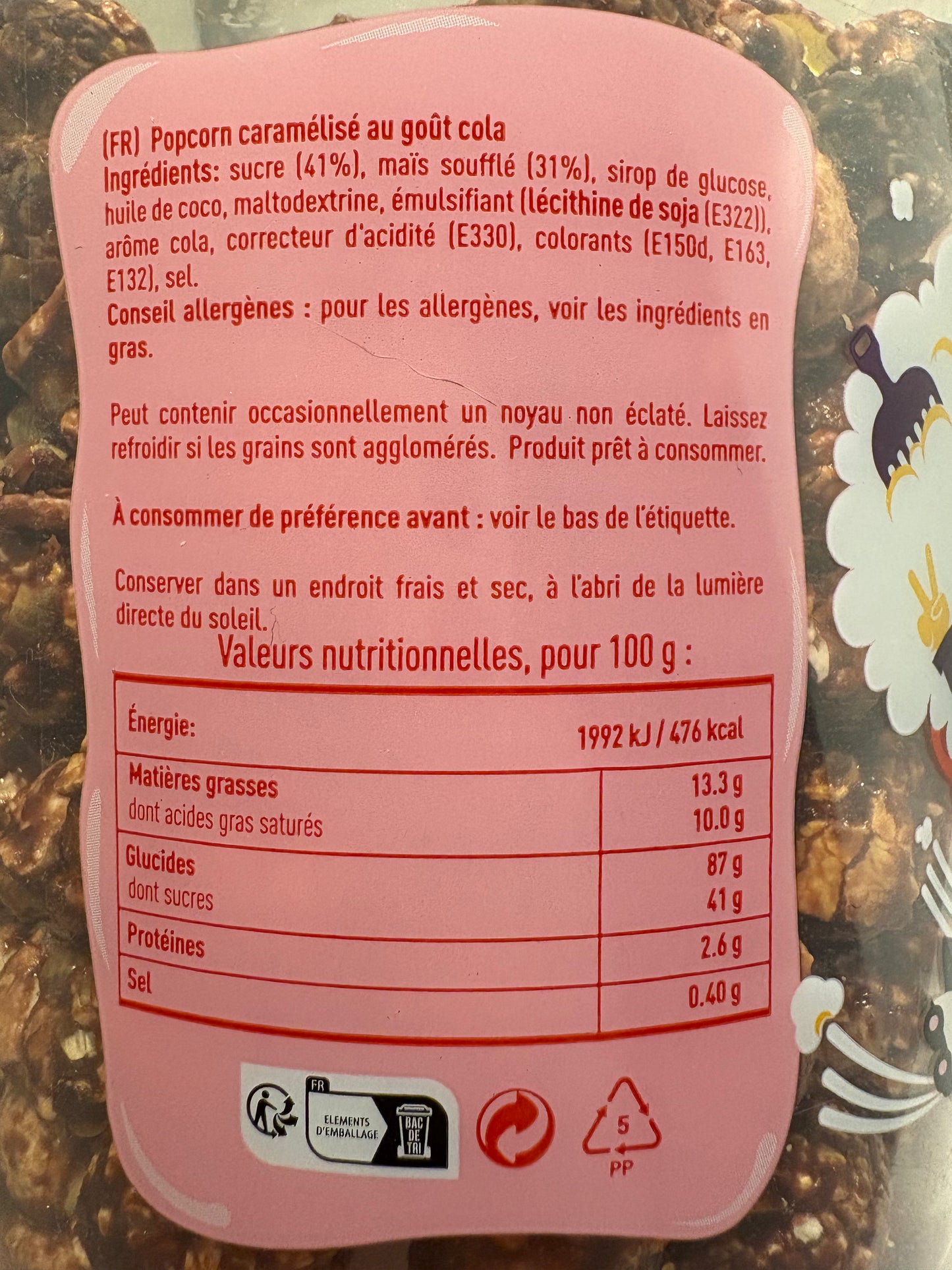 H. Popcorn Cola (Pot 160g)