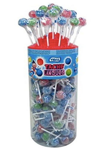 H. Sucette Acide Tache Langue Bicolore (à l'Unité)