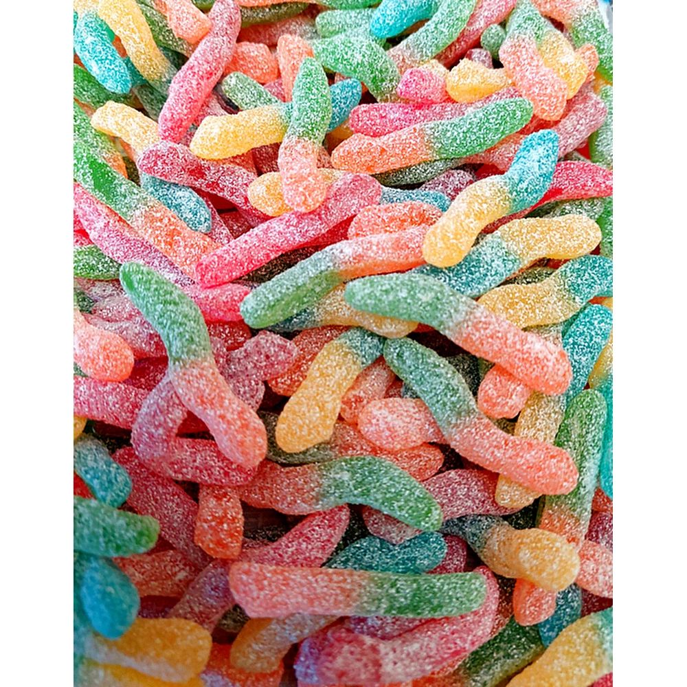 H. Vers Colorés Acide (par 100g)