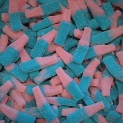 Bouteilles Rose et Bleue Acidulé (par 100g)