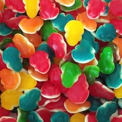 H. Grenouilles Colorées Lisse (par 100g)