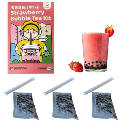 Kit Bubble Tea Fraise (De Taiwan)