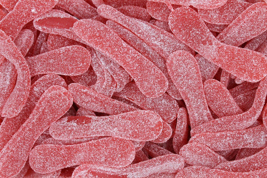 Langues Rouge Fraise Acide (par 100g)