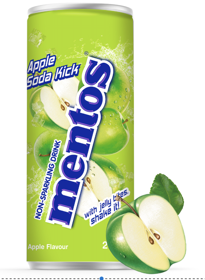 Canette Mentos Pomme (240ml)